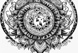 circle tattoo idea
