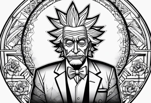 rick sanchez drugs tattoo idea