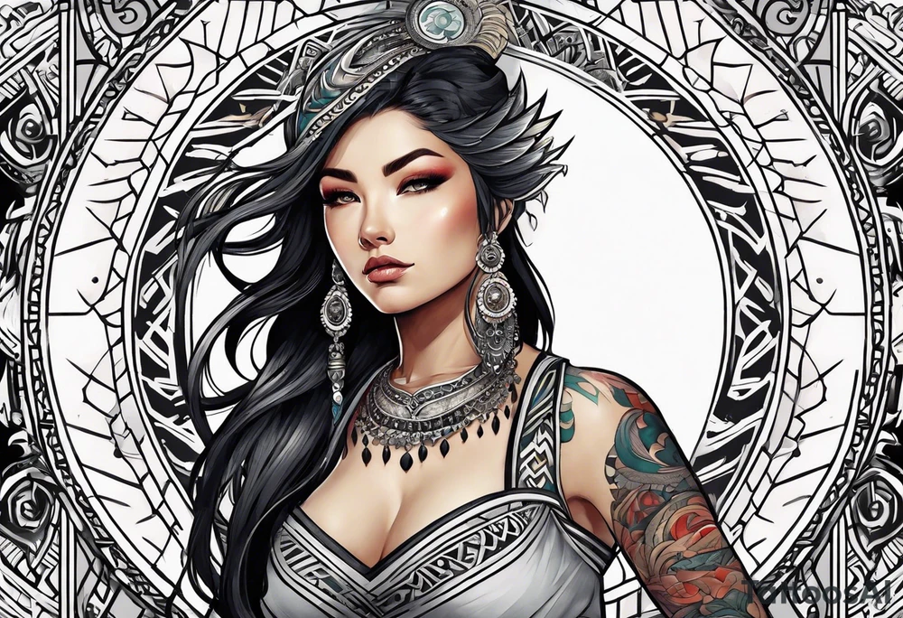 Monstress tattoo idea