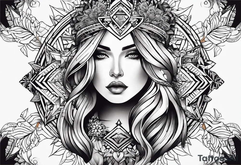 Ловец снов сова и пионы tattoo idea