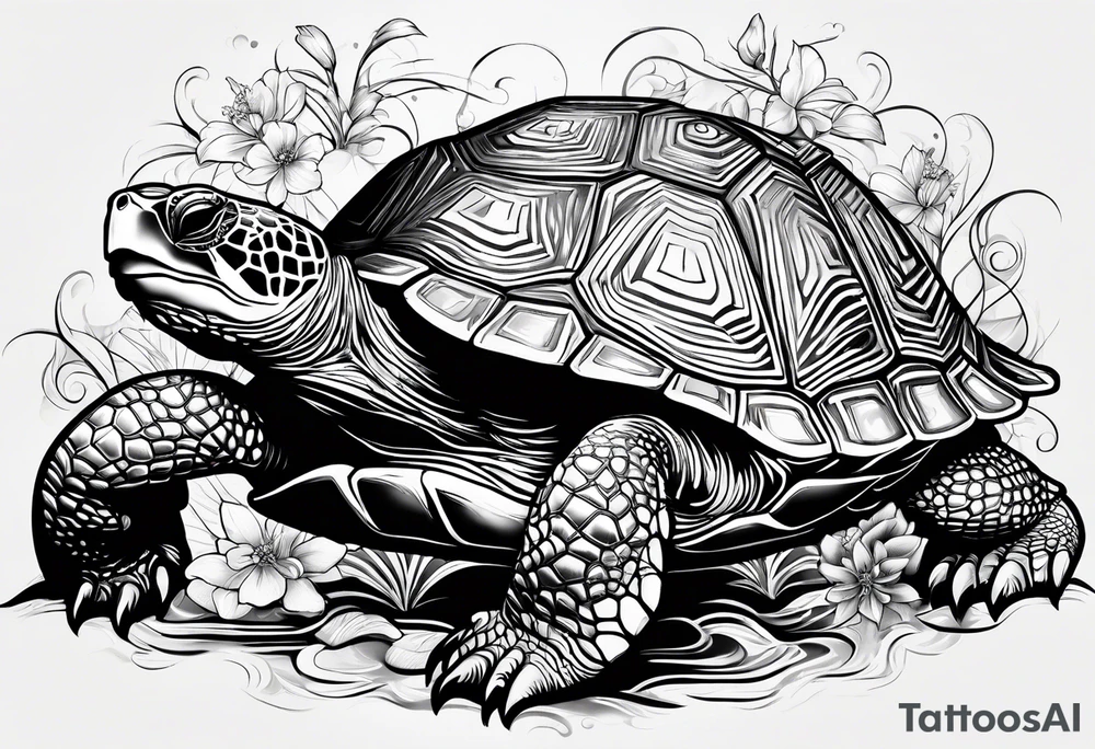 Turtle tattoo design tattoo idea