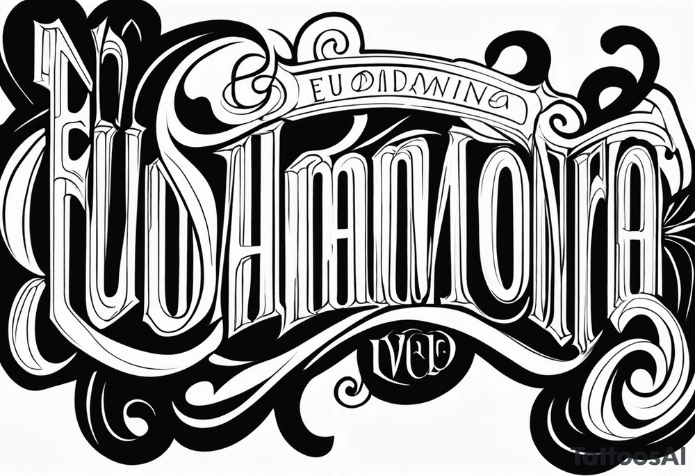 Eudaimonia tattoo idea