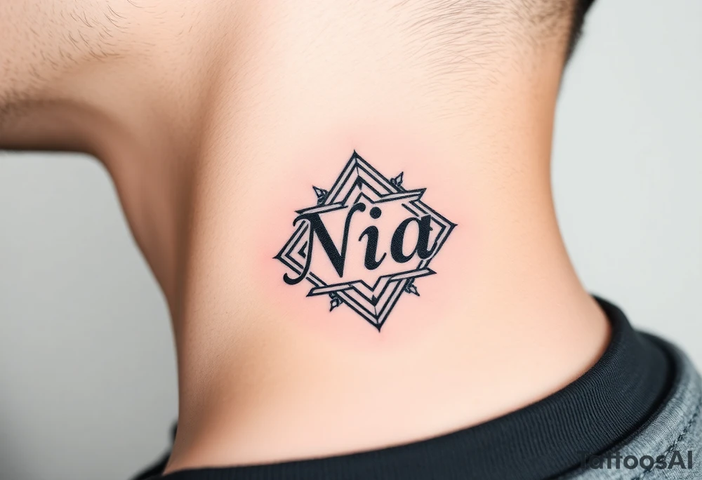 name Nia tattoo idea