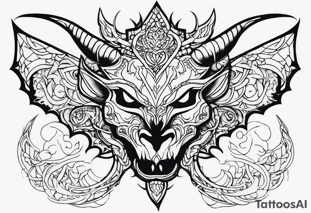 Silure glane demoniaque tattoo idea