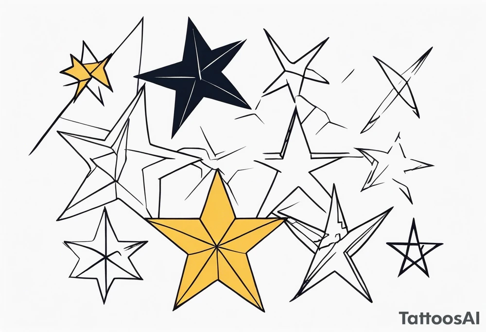 Stars tattoo idea