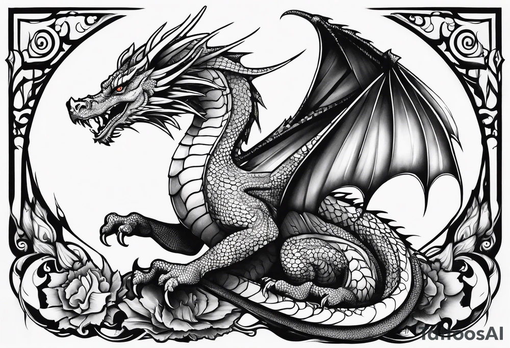 dragon tattoo idea