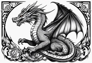 dragon tattoo idea