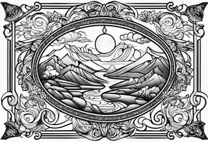 Psalms 23 scripture tattoo idea
