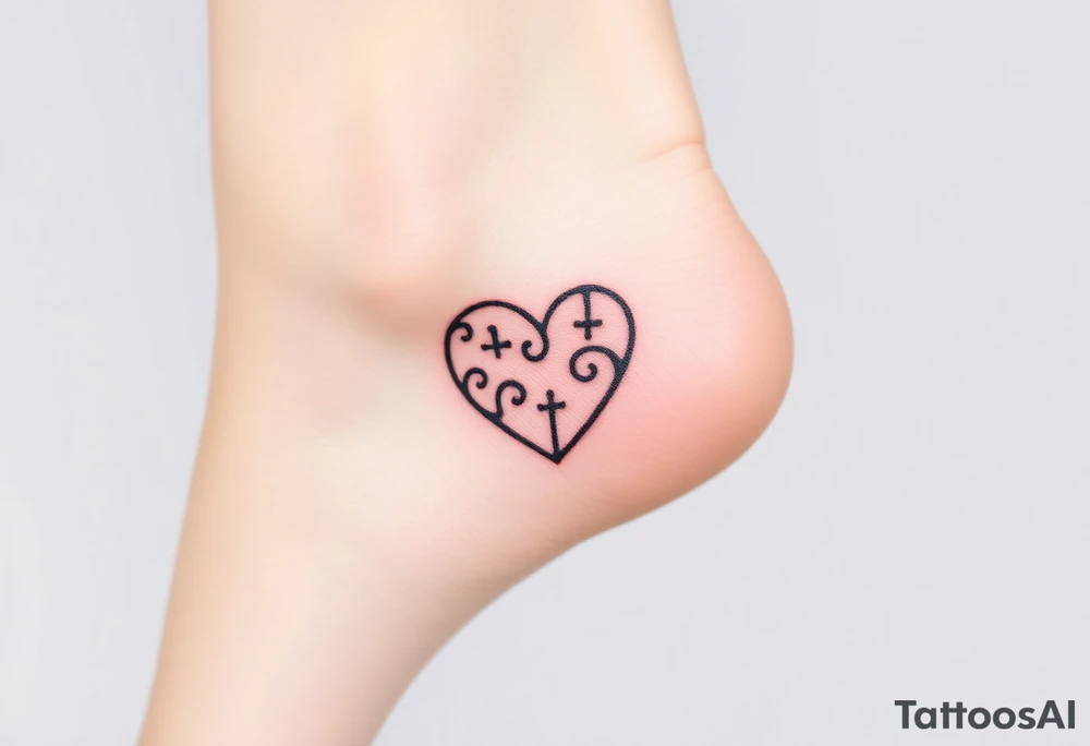 autism heart puzzle shape symbol tattoo idea