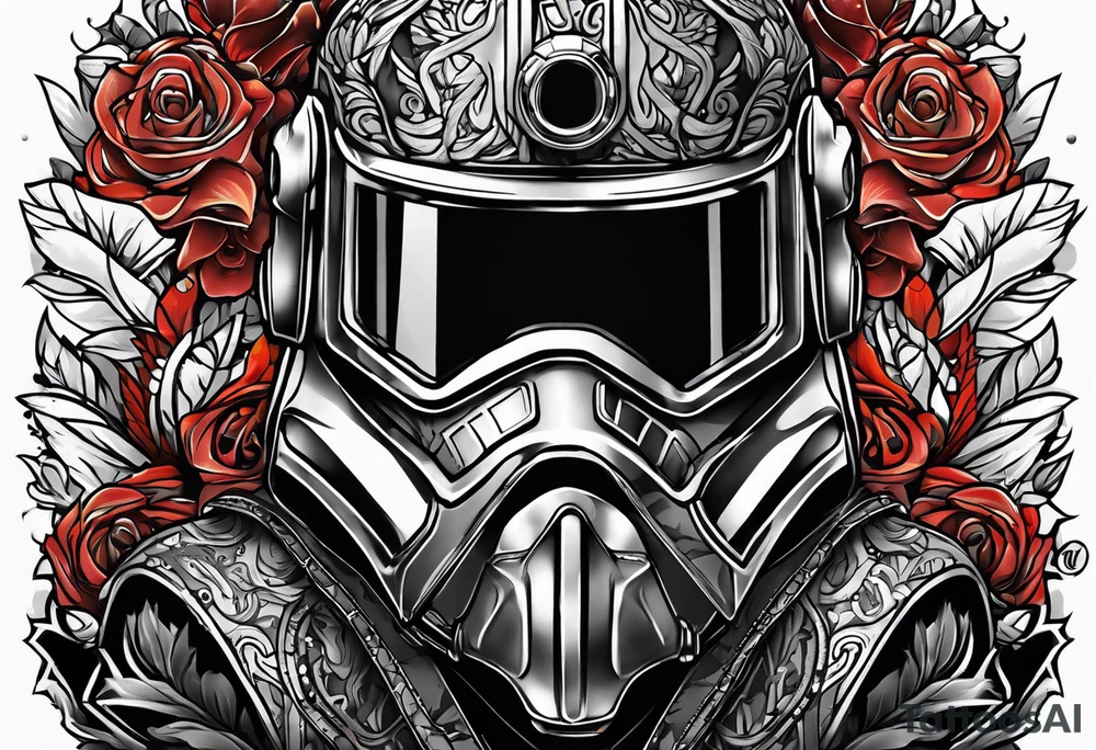 Welding helmet tattoo idea