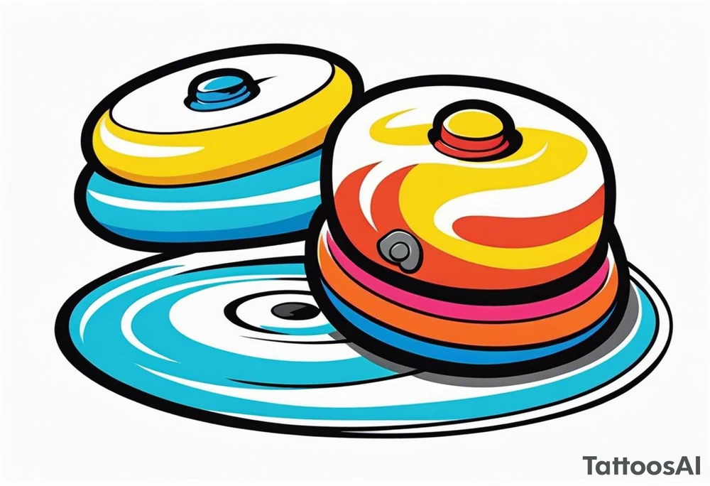 Curling stone l tattoo idea