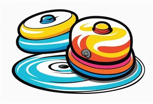 Curling stone l tattoo idea