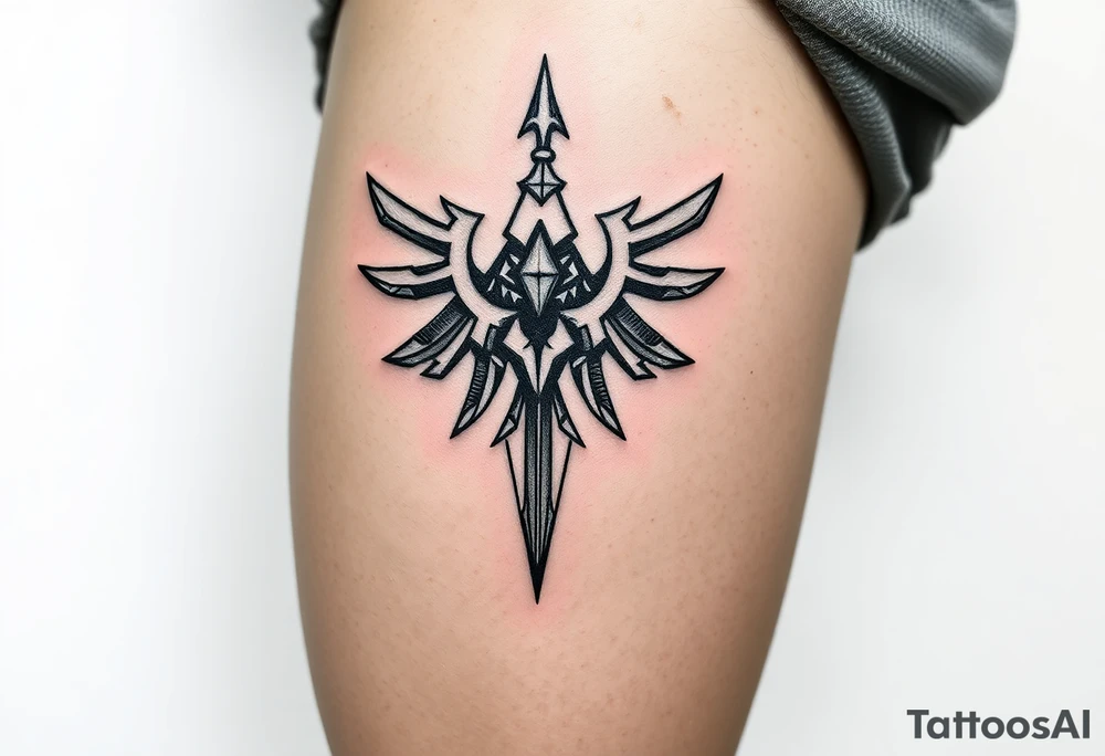 Testosterone injection site with zelda tattoo idea