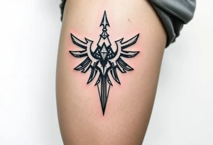Testosterone injection site with zelda tattoo idea