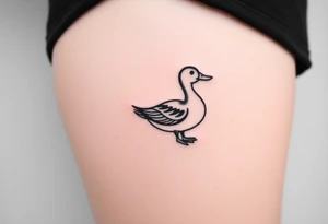 Duck tattoo idea