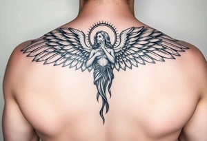 Powerful archangel, seraphim, biblically accurate tattoo idea
