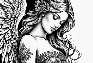 angel tattoo idea