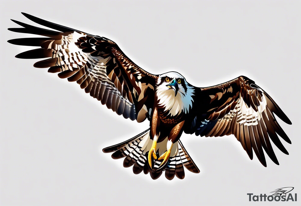 osprey
fishing
diving
plunging tattoo idea