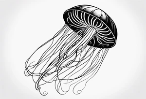 jelly fish tattoo idea