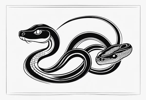 snake tattoo idea
