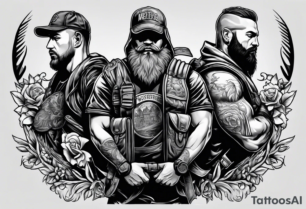 Rucking, fitness, brotherhood tattoo idea