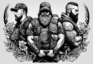 Rucking, fitness, brotherhood tattoo idea