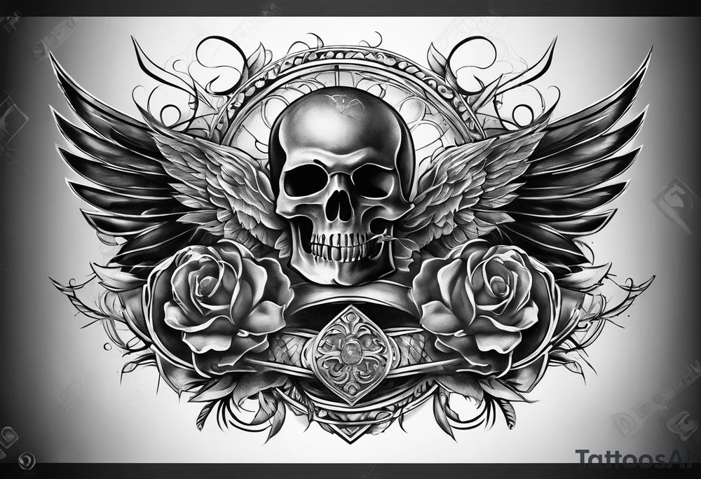 Chasing death tattoo idea