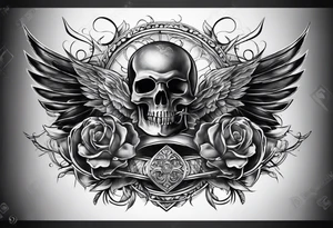 Chasing death tattoo idea