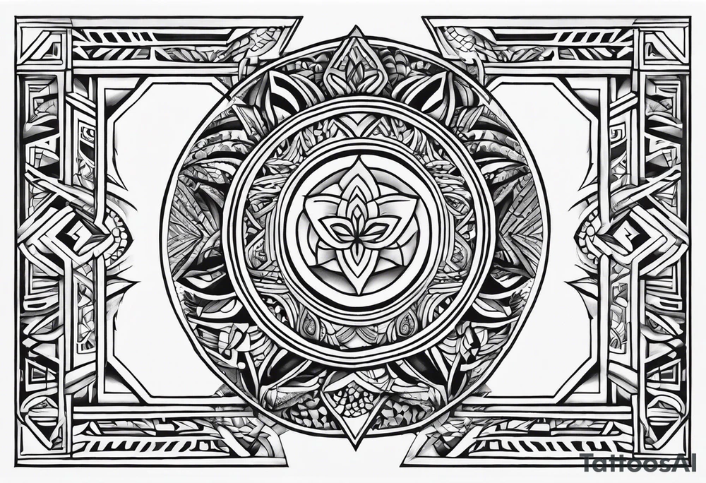 Polynesian minimal neck  tattoo tattoo idea