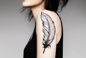 Feather Lightness tattoo idea