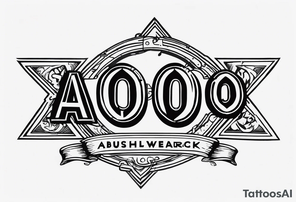 A banner that reads AO..BUSHWICK .HAH tattoo idea