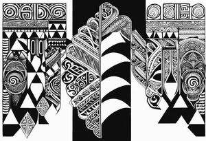 Croatian tribal 
Giants Causeway 
Maori tattoo idea
