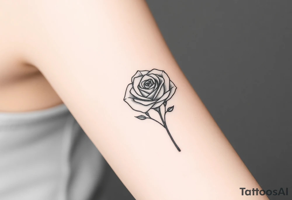 rose tattoo idea