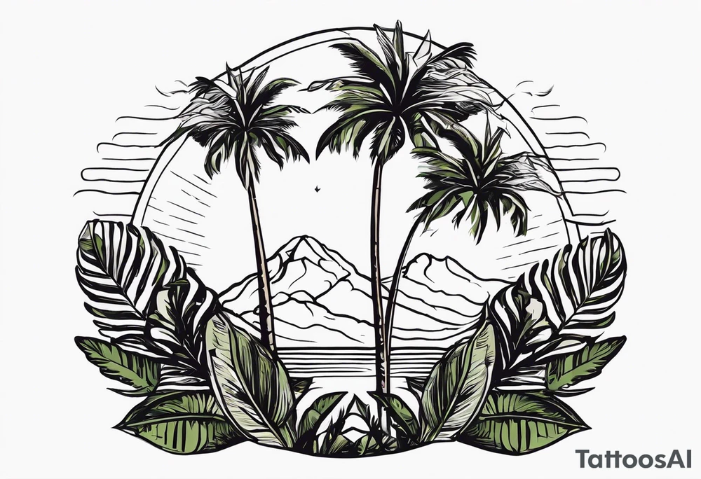 quindio wax palm tattoo idea