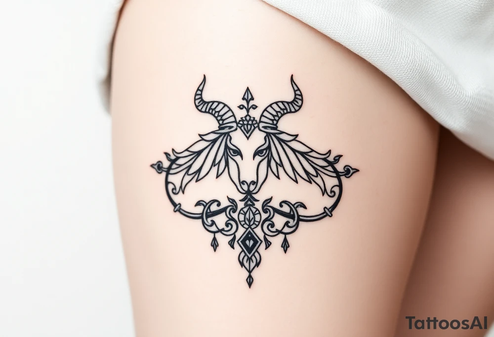 Tarot, the lovers, zodiac, Taurus ,witchy, Norse ,viking, hecate tattoo idea