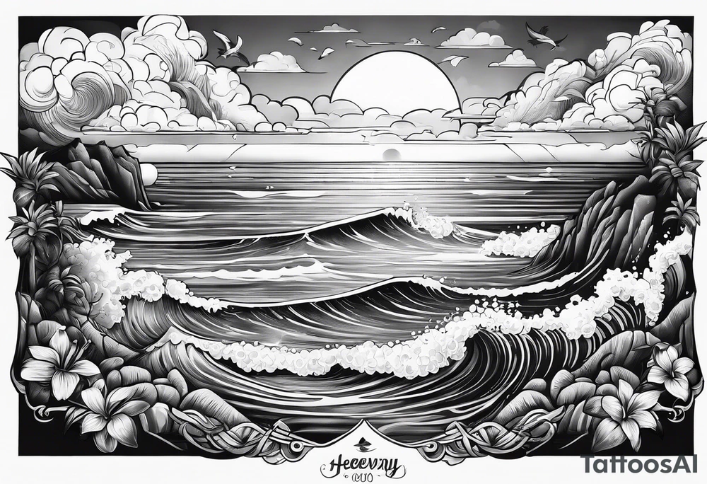 Heavenly Beach View
Beer in Hand tattoo idea