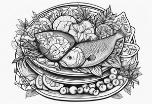 Gluttony tattoo idea