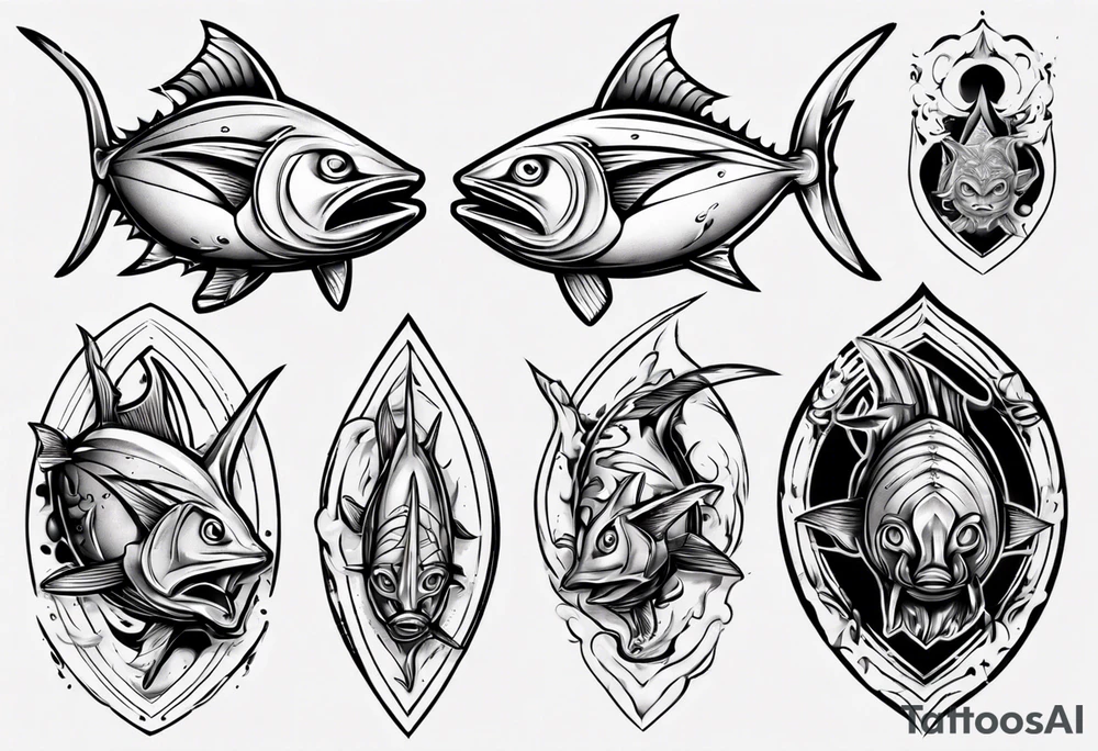 tuna tattoo idea