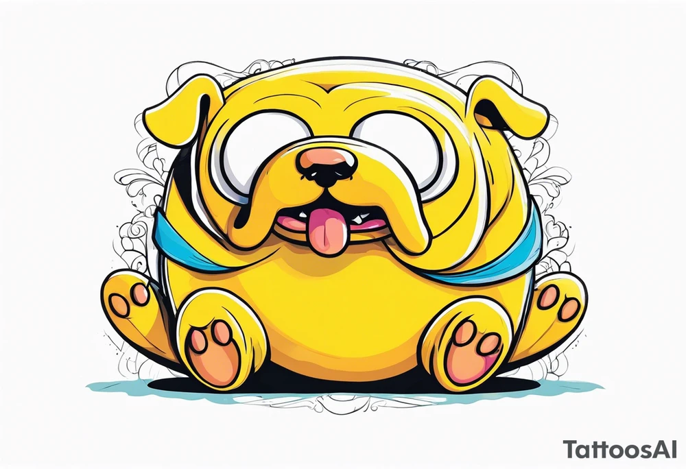 jake the dog from adventure time posed as see no evil hear no evil talk no
evil tatoo tattoo idea