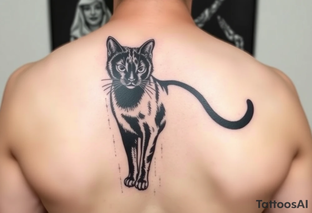 Black Cat tattoo idea