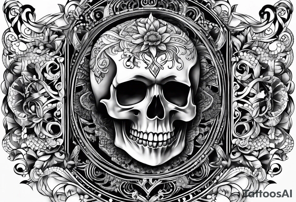 coeur brisé à l'infini tattoo idea