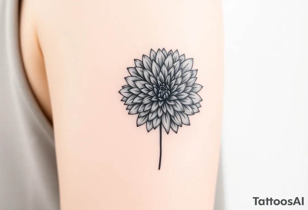chrysanthemum tattoo idea