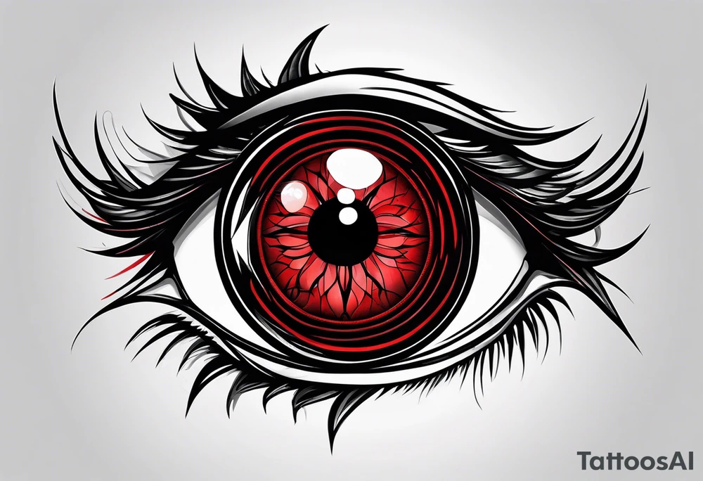 Sharingan eyes tattoo idea