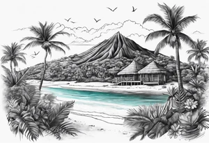 Aruba island tattoo idea