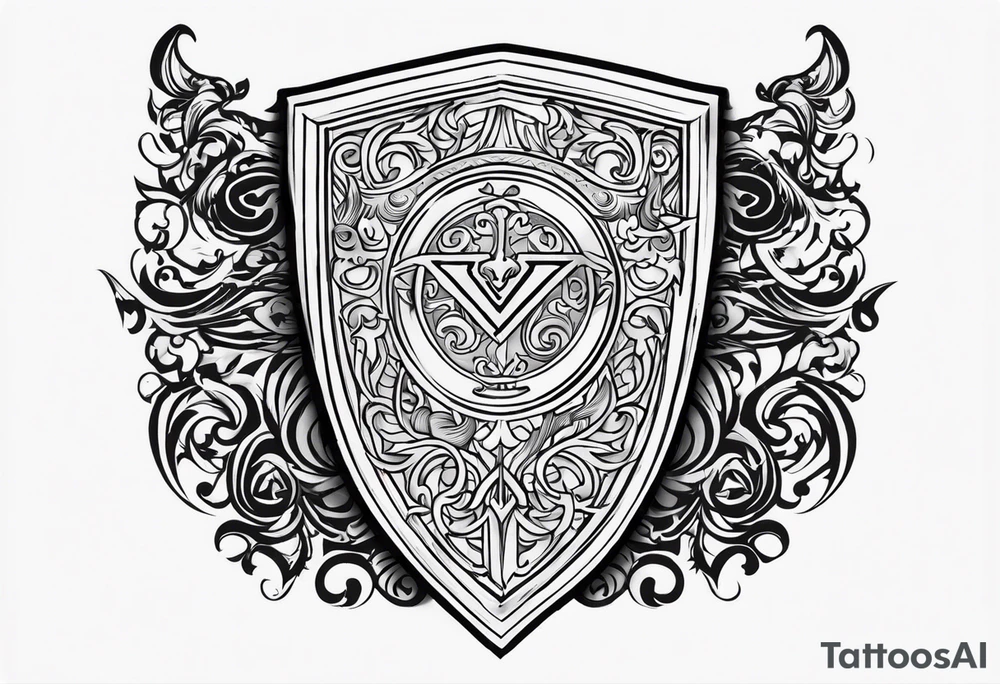 Valhalla shield tattoo idea
