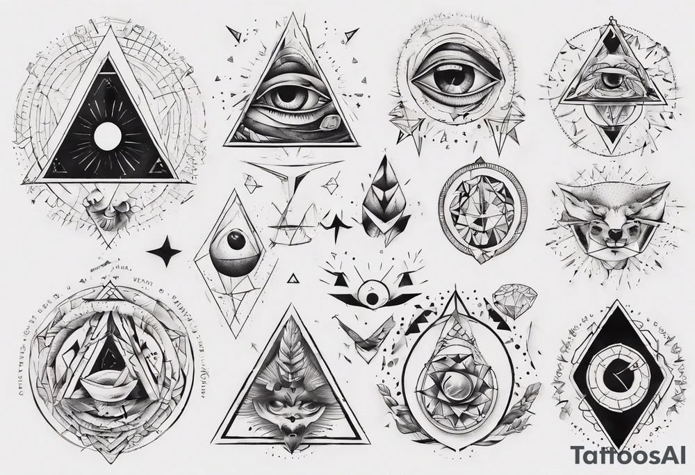 iluminati tattoo idea
