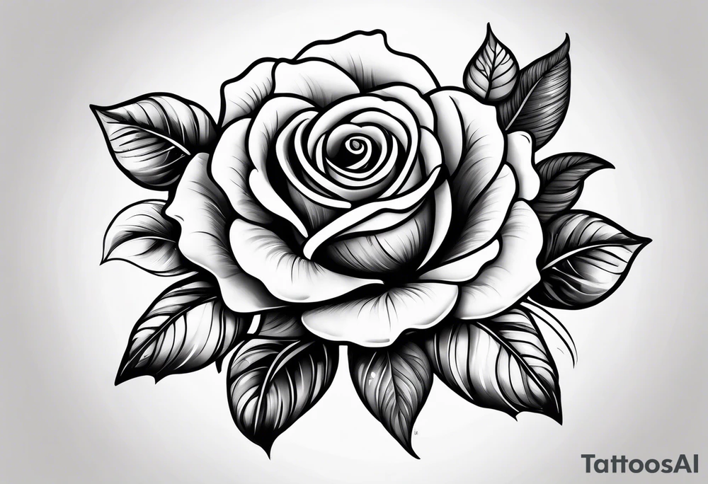 rose tattoo idea