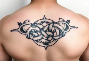 endless knot tattoo idea