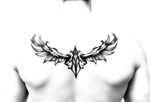 Nude black male tattoo idea