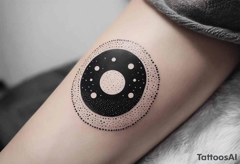 Lunar phases tattoo idea